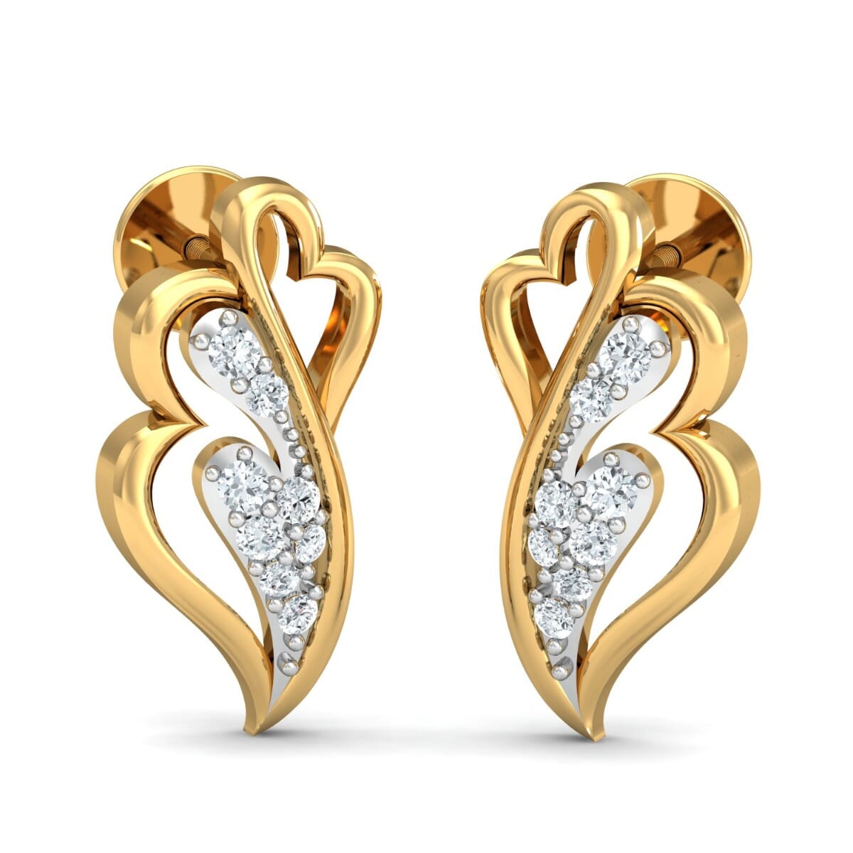 Round Diamond Fancy Earrings