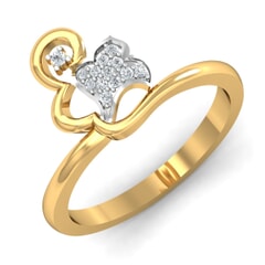 Round Diamond Fancy Ring