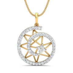 Round Diamond Fancy Pendant