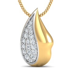 Round Diamond Fancy Pendant