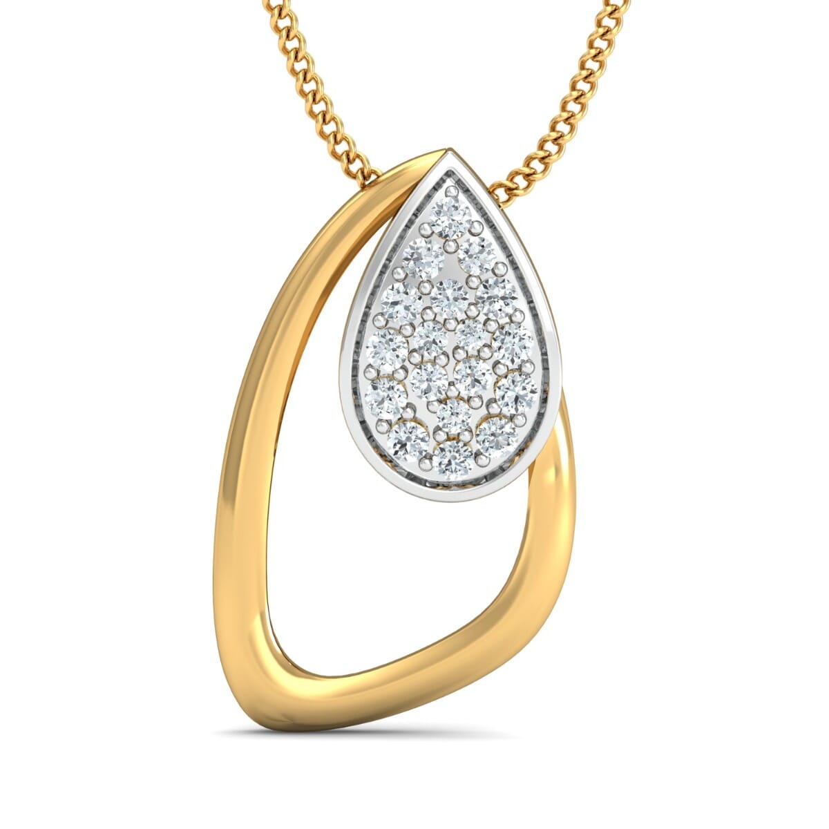 Round Diamond Fancy Pendant