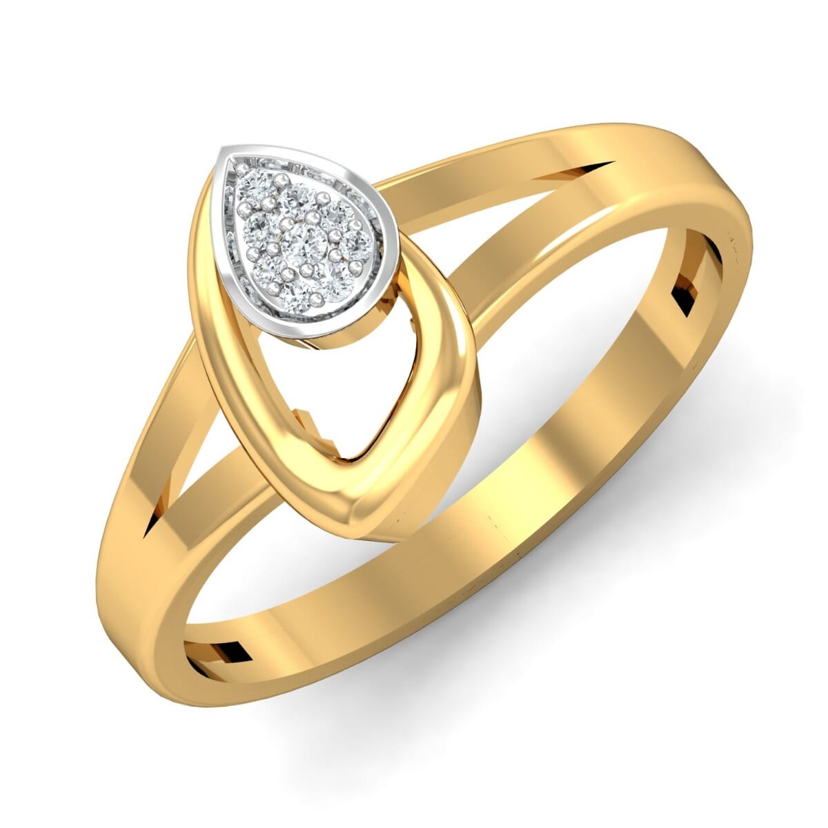 Round Diamond Fancy Ring