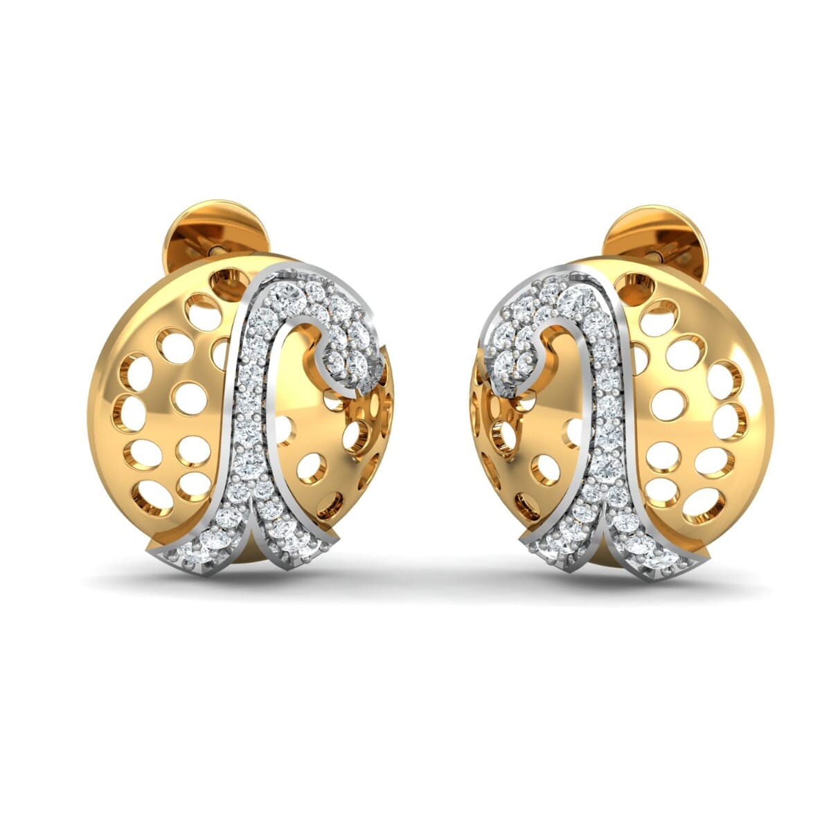 Round Diamond Fancy Earrings