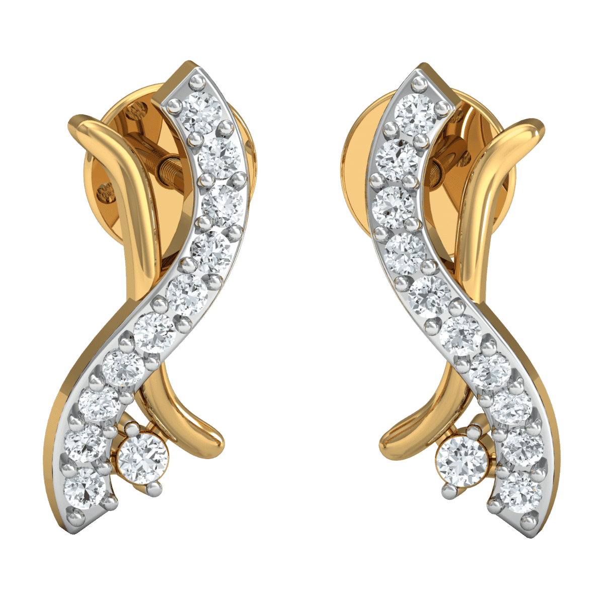 Round Diamond Fancy Earrings