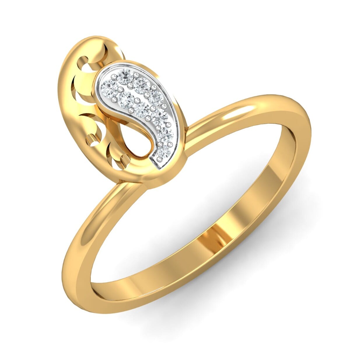 Round Diamond Fancy Ring