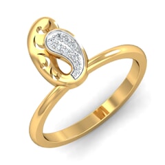 Round Diamond Fancy Ring