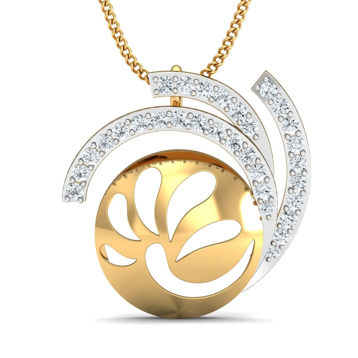 Round Diamond Fancy Pendant