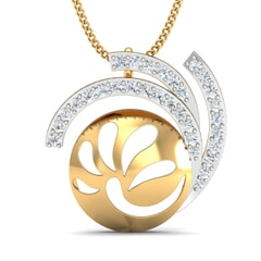 Round Diamond Fancy Pendant