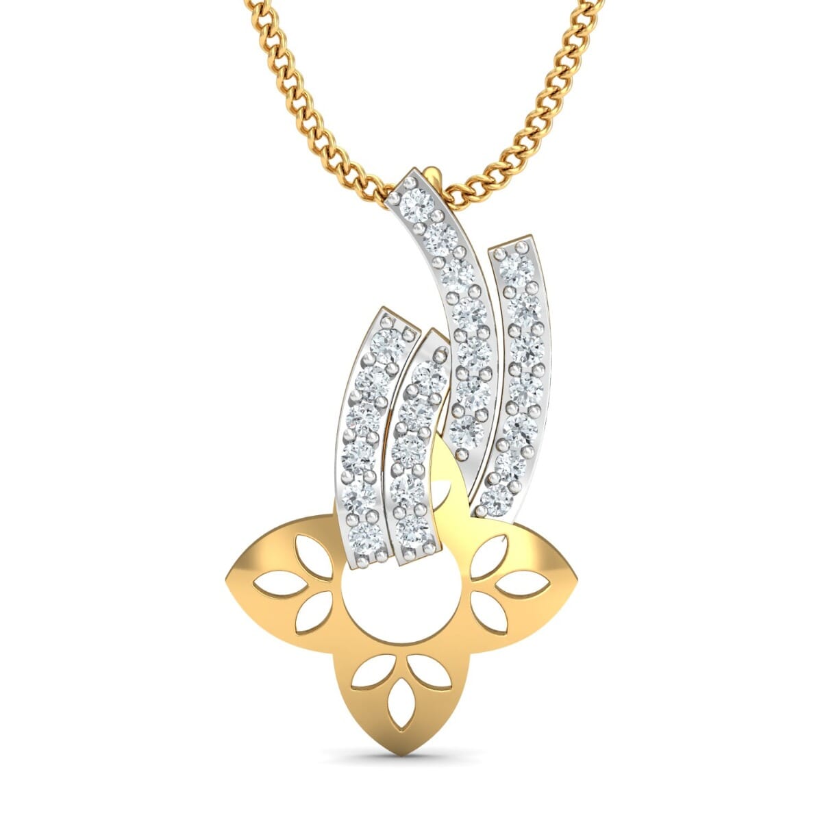 Round Diamond Fancy Pendant