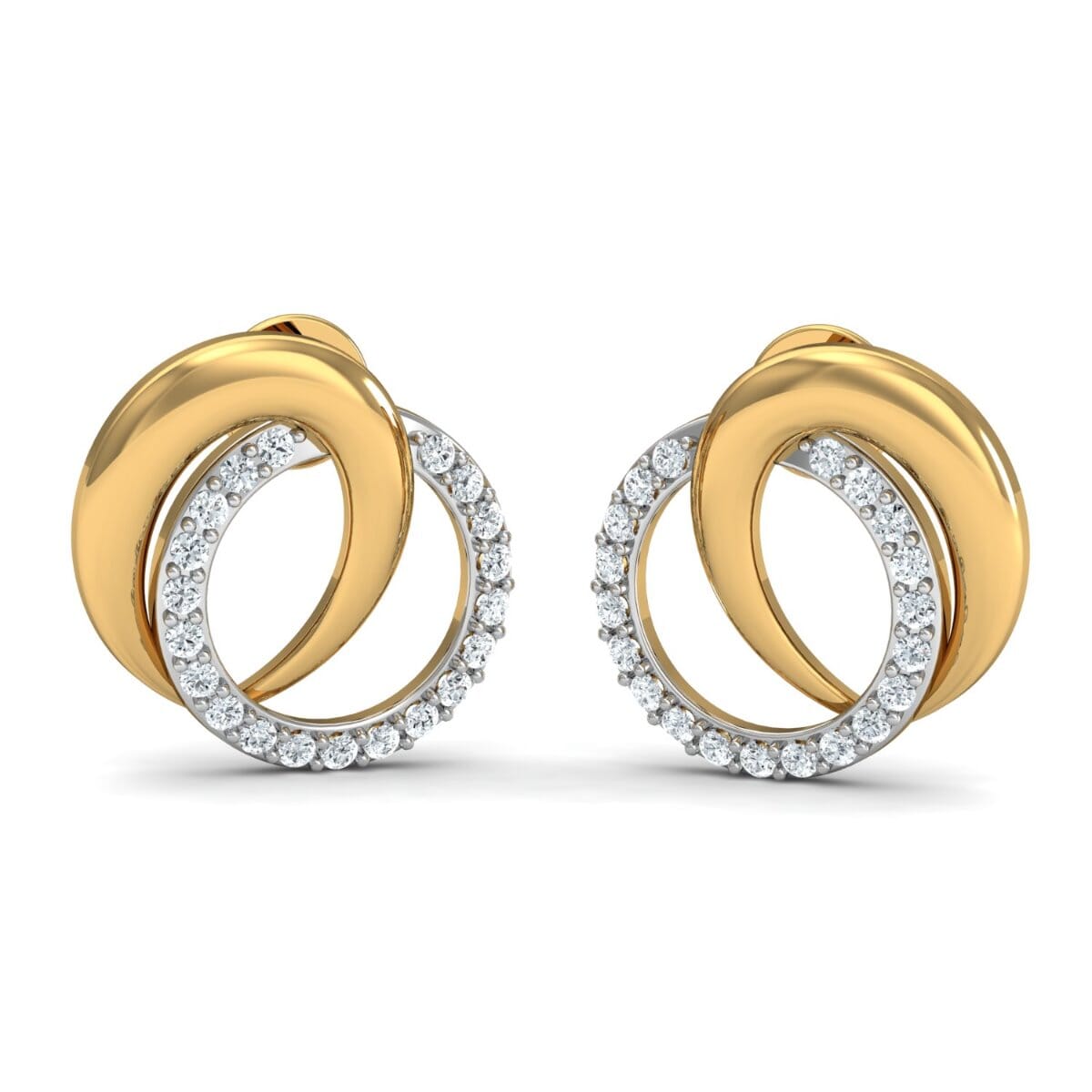 Round Diamond Fancy Earrings