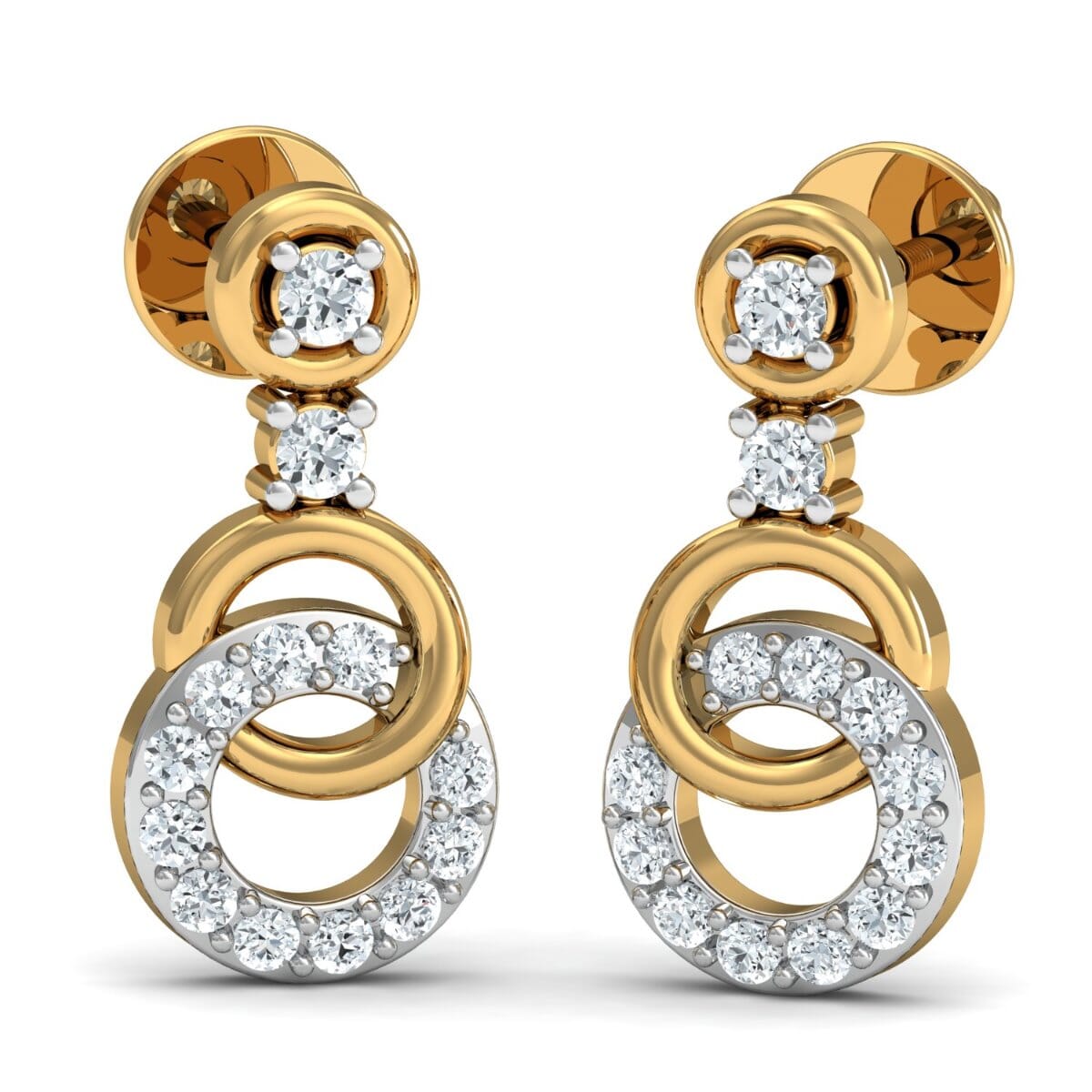 Round Diamond Fancy Earrings