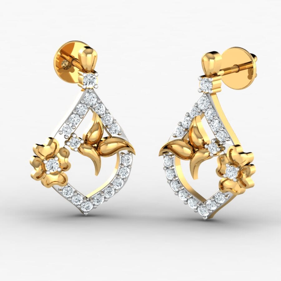 Round Diamond Fancy Earrings