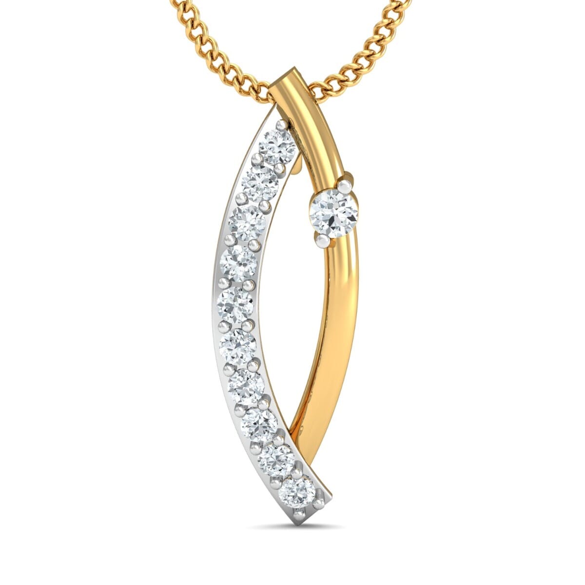 Round Diamond Fancy Pendant