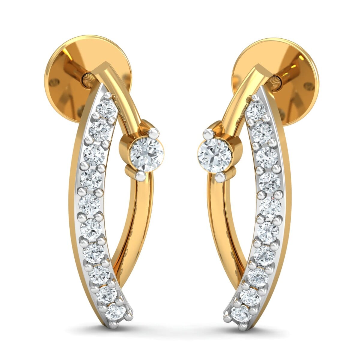 Round Diamond Fancy Earrings