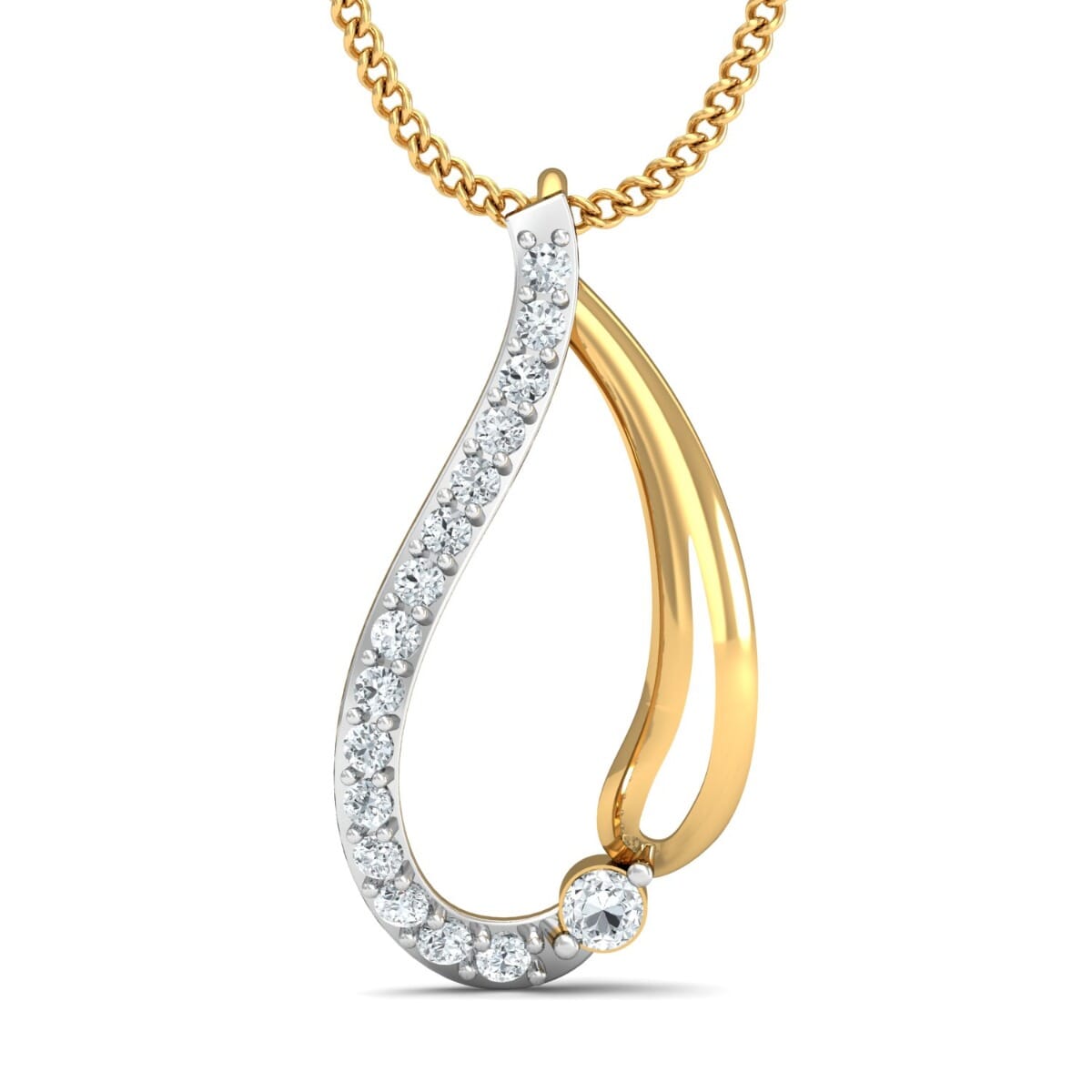 Round Diamond Fancy Pendant