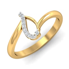 Round Diamond Fancy Ring