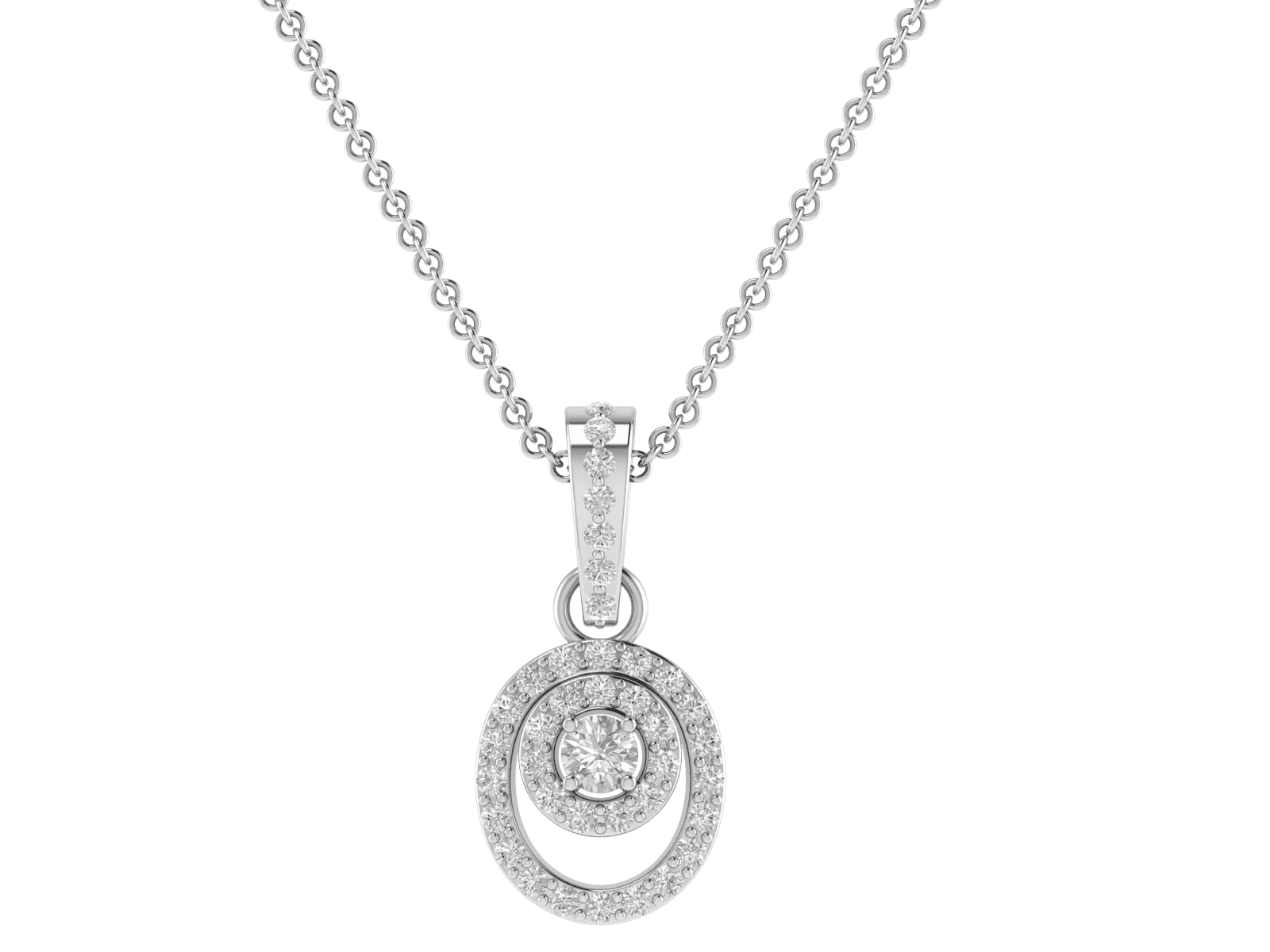 18KT Gold Red Carpet Pendant with 0.48 carat Diamonds