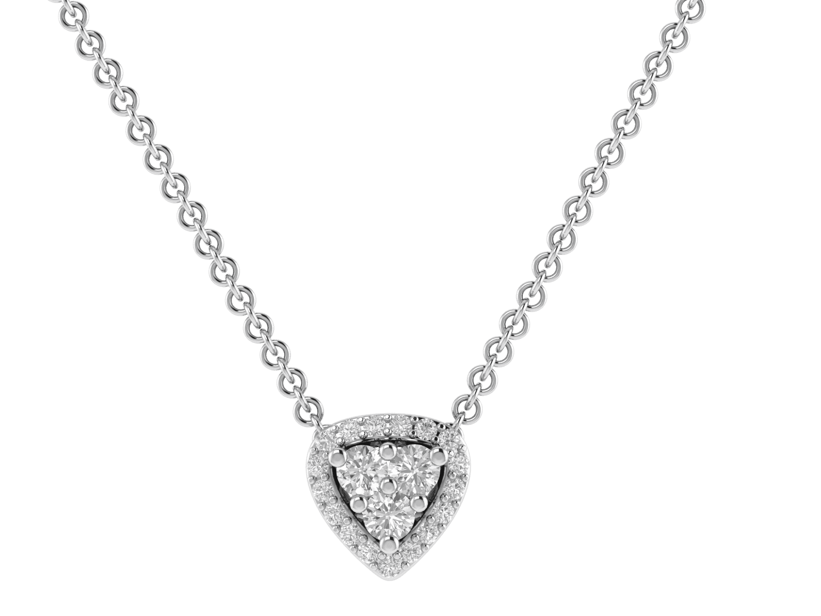 18KT Gold Red Carpet Pendant with 0.21 carat Diamonds