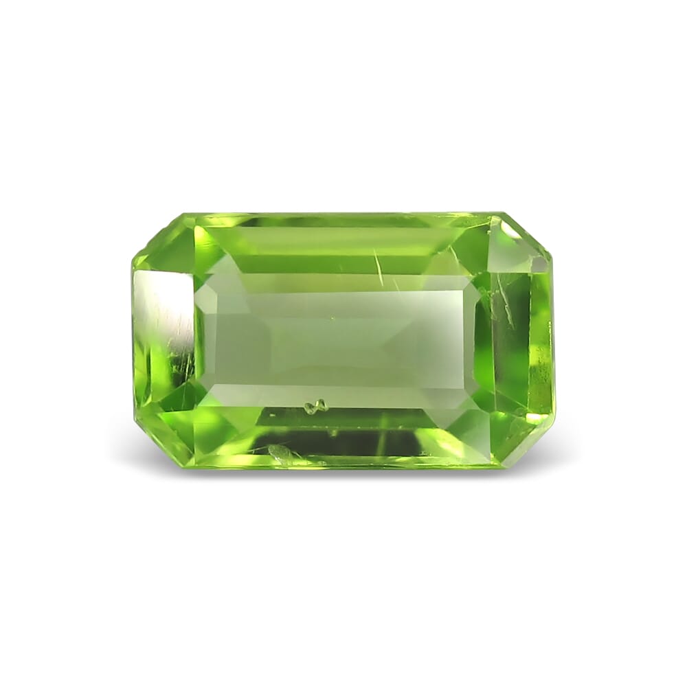 2.35-Carat VVS-Clarity Green Burma Peridot
