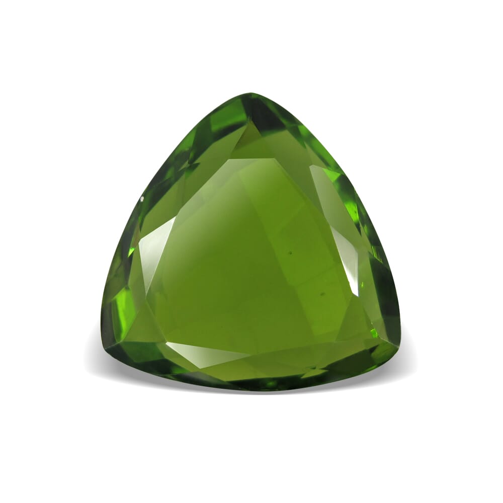 28.64-Carat VVS-Clarity Green Burma Peridot