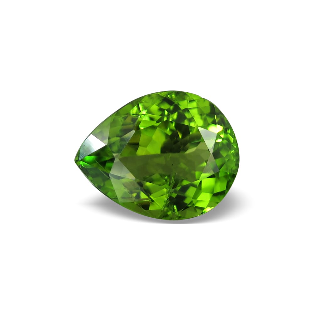 8.38-Carat VVS-Clarity Green Burma Peridot