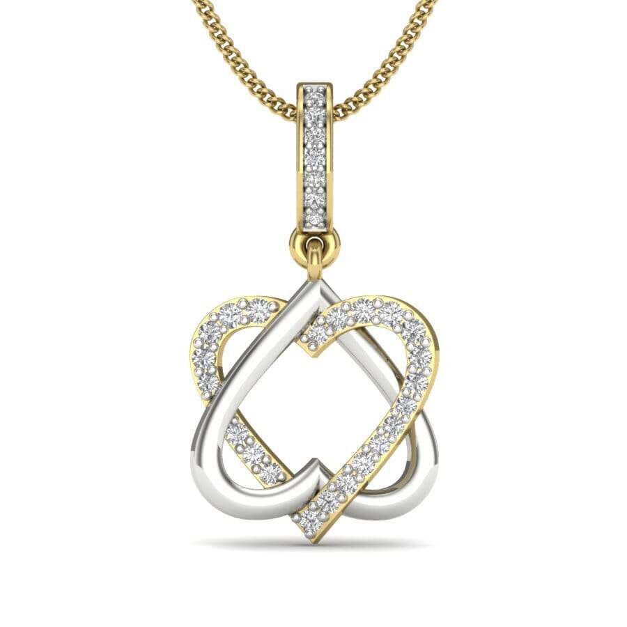 Round Diamond Fancy Pendant