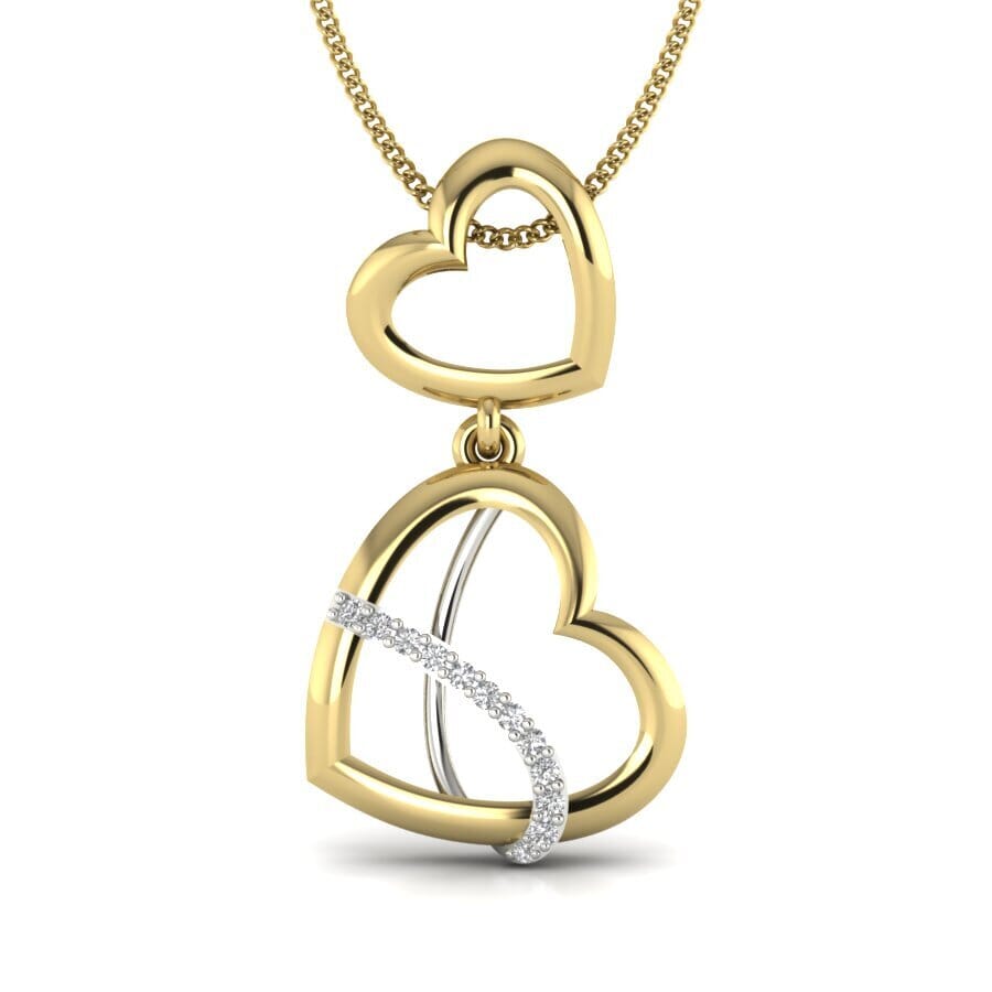 Round Diamond Fancy Pendant