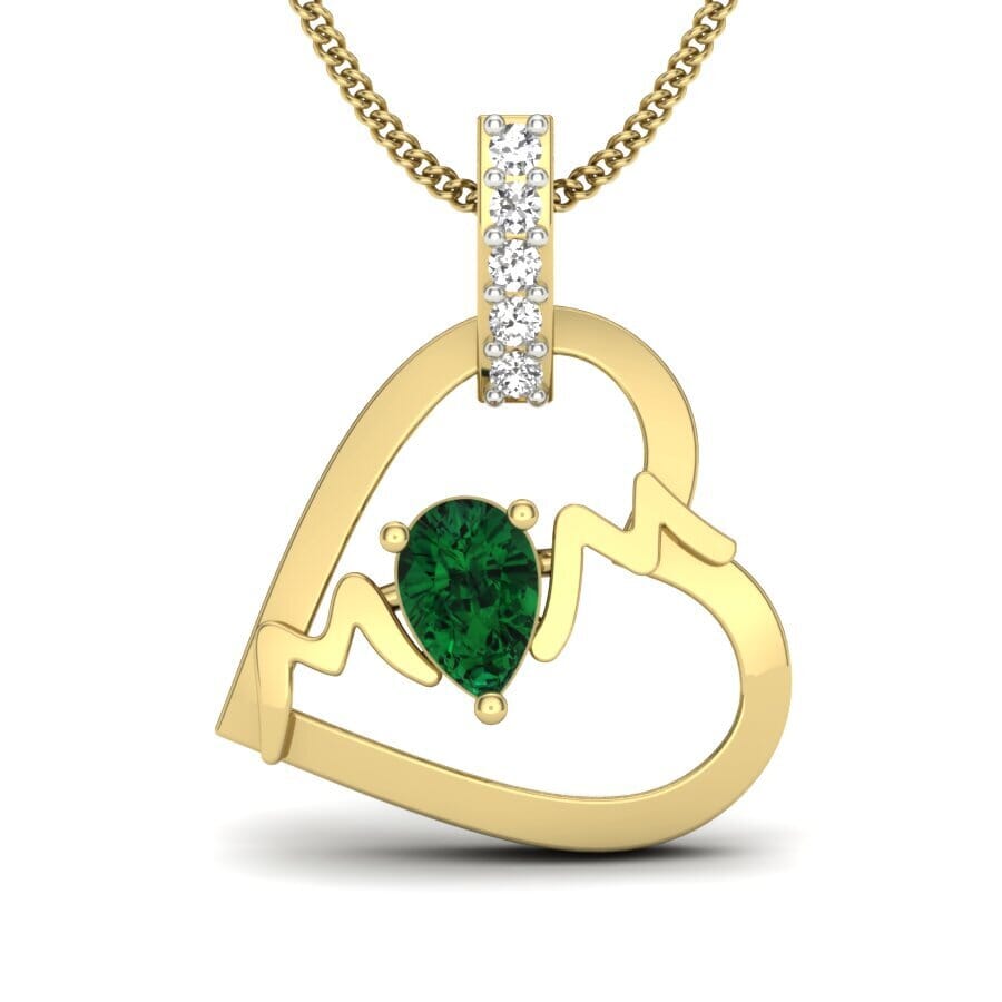 Round Diamond Fancy Pendant