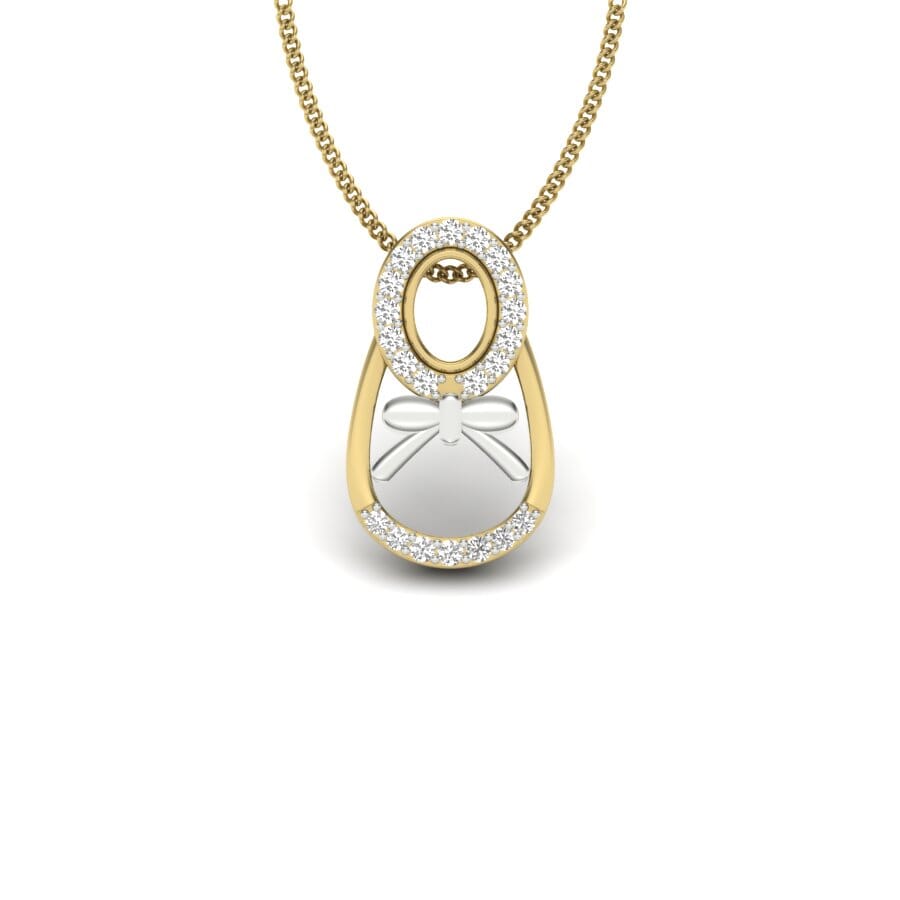 14KT Gold and 0.10 Carat Diamond Pendant