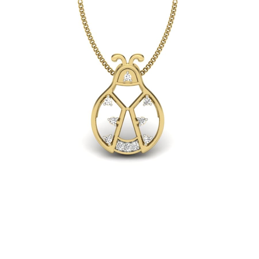 14KT Gold and 0.05 Carat Diamond Pendant