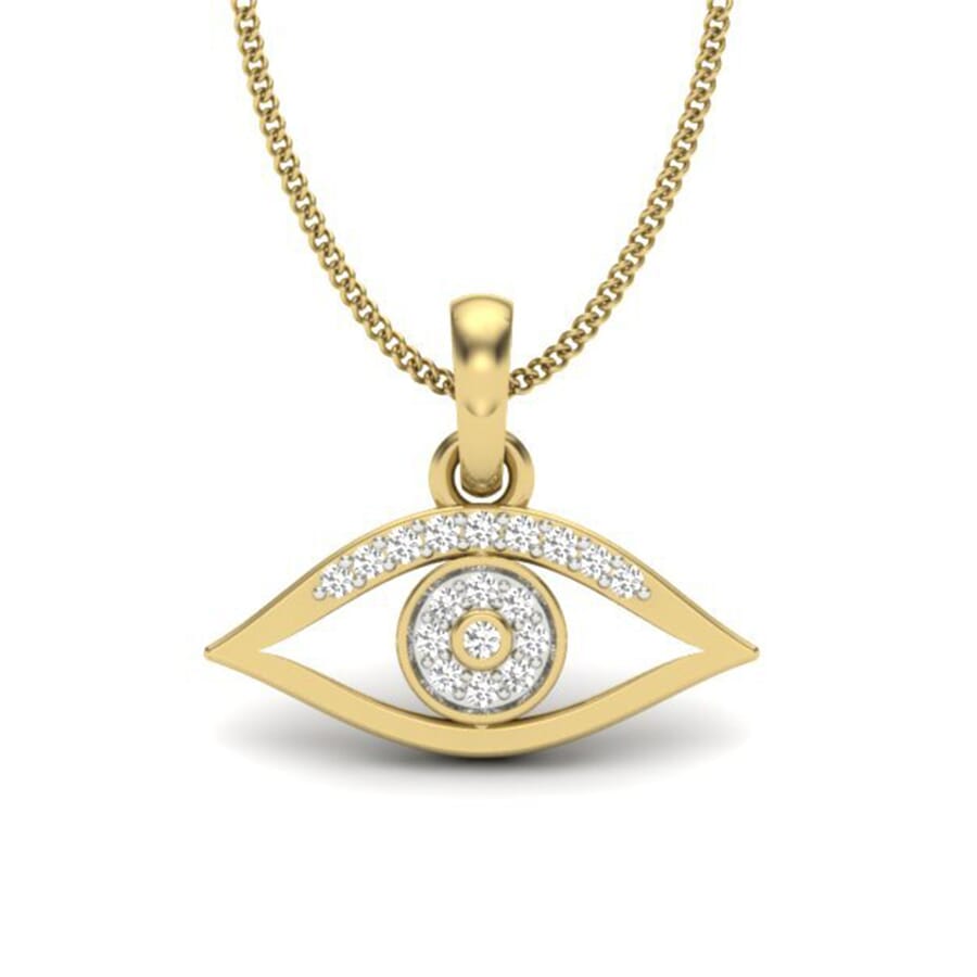 Round Diamond Fancy Pendant