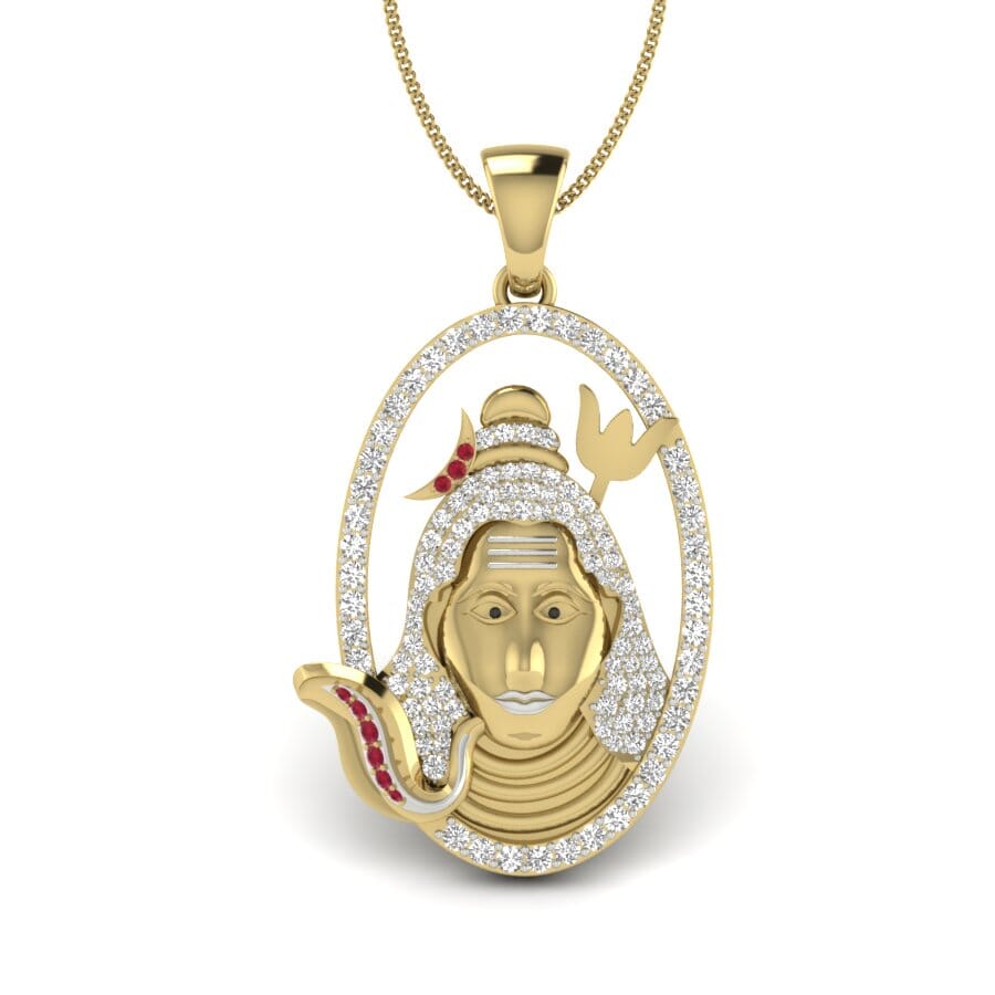 Gold and 0.70 Carat Diamond Pendant