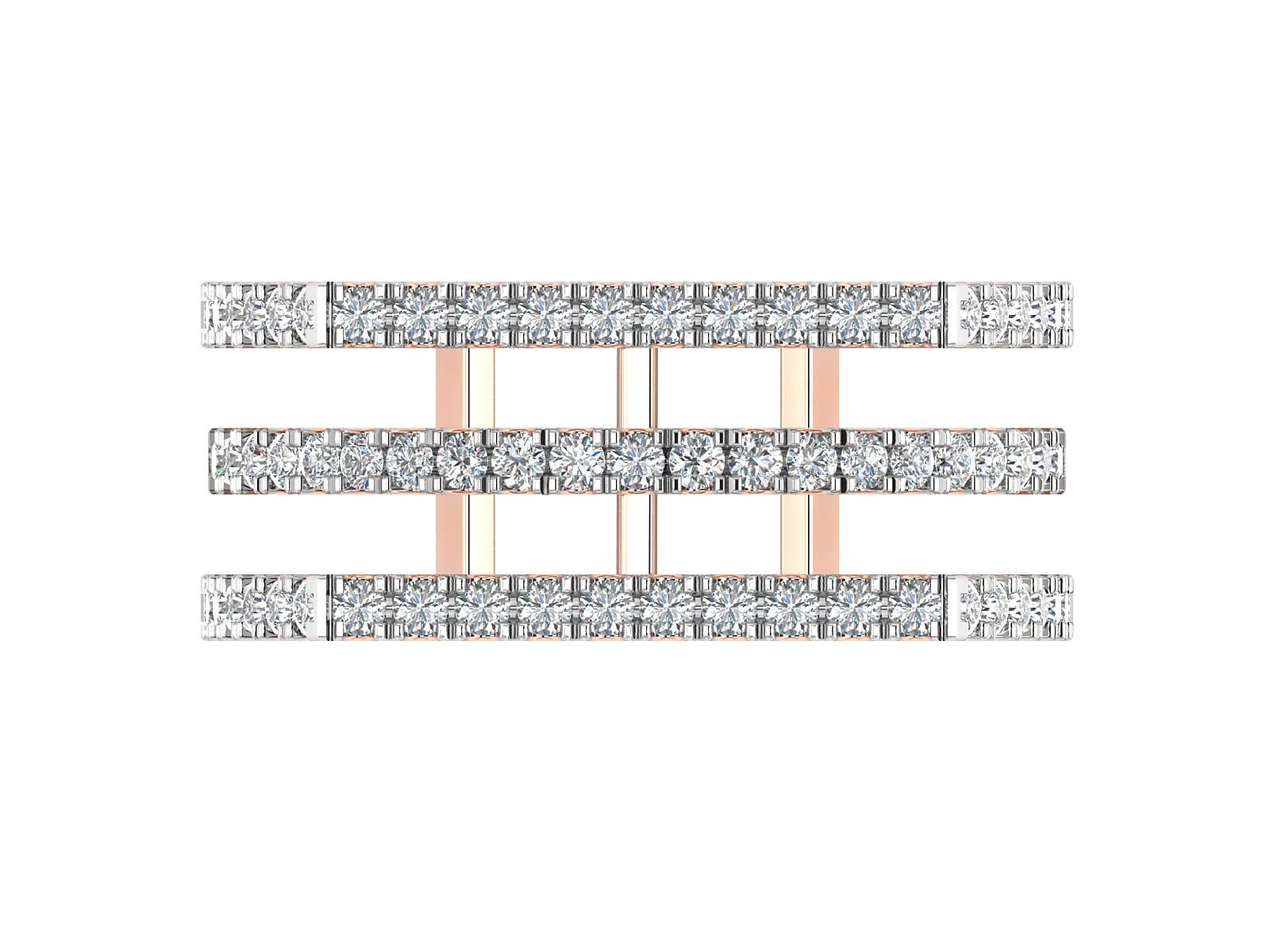 18KT Gold and 0.60 Carat F Color VS Clarity Diamond Ring