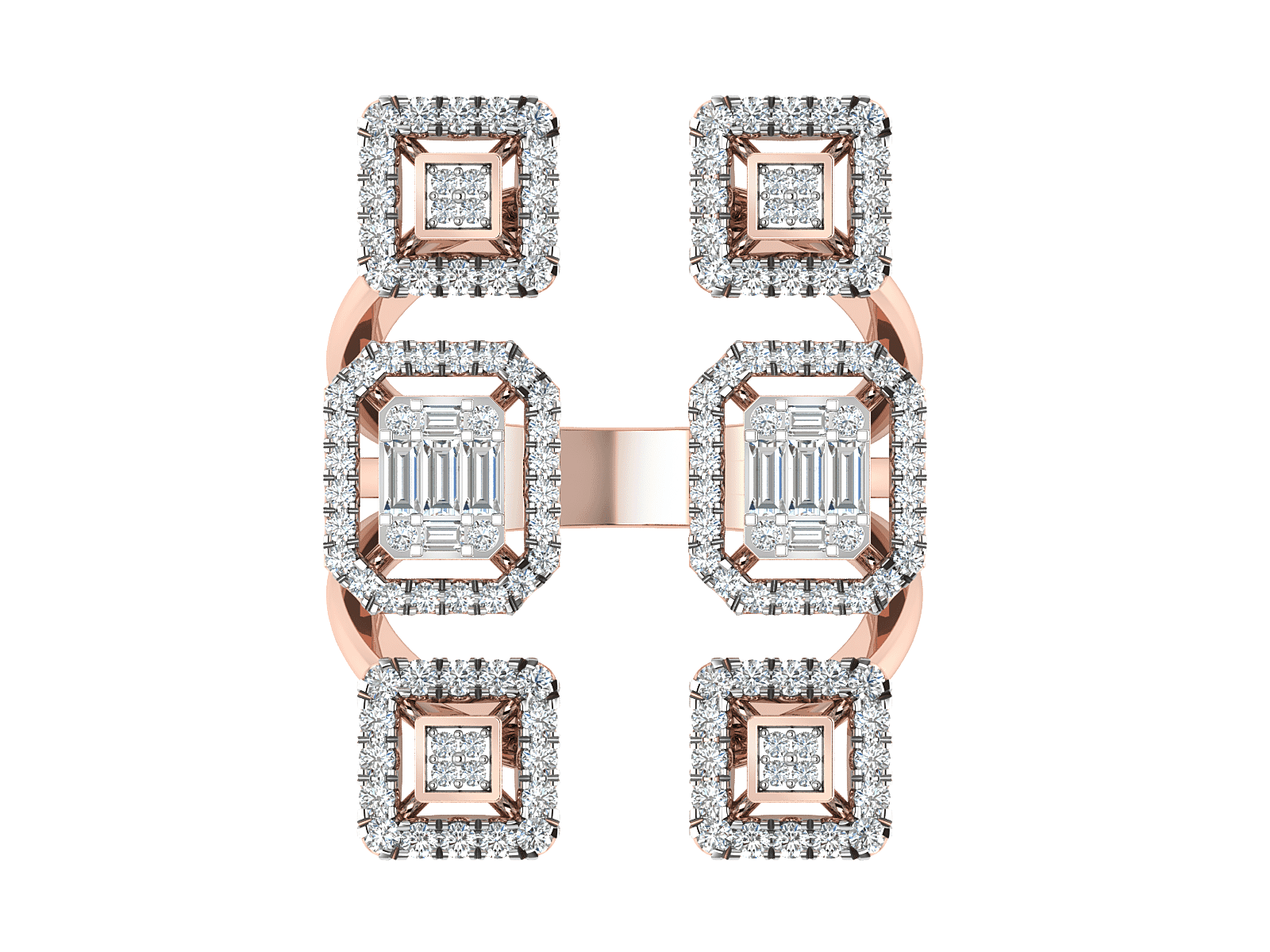 18KT Gold and 0.90 Carat F Color VS Clarity Diamond Ring