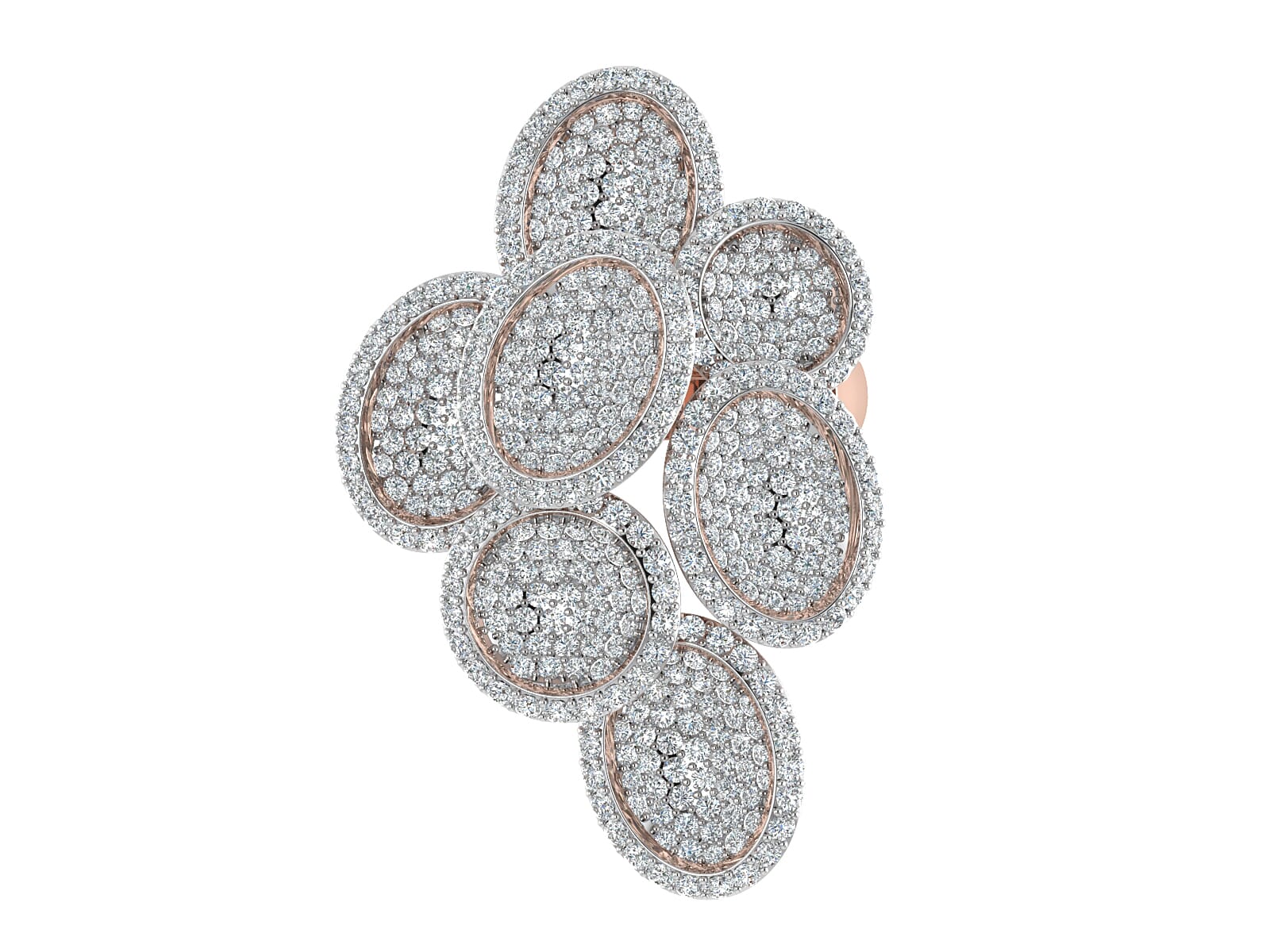 18KT Gold and 1.84 Carat F Color VS Clarity Diamond Ring