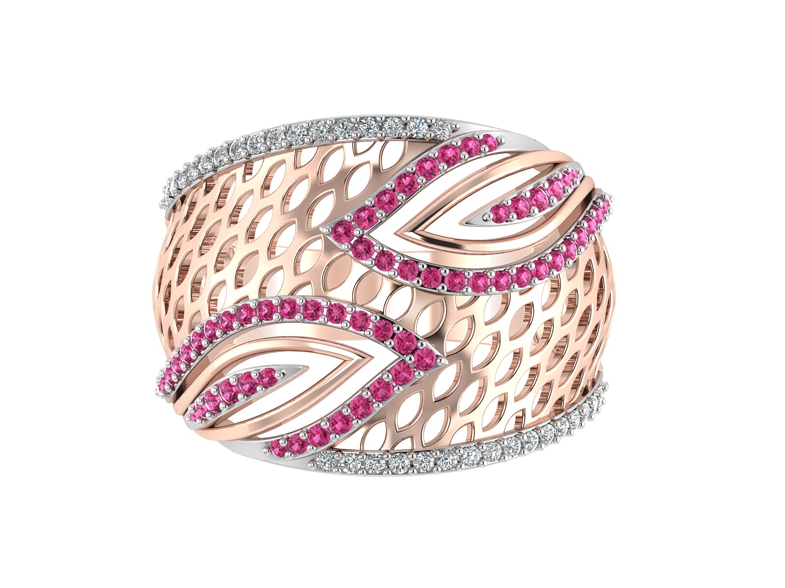 18KT Gold and 0.37 Carat F Color VS Clarity Diamond Ring