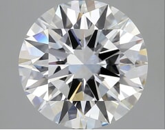0.90-Carat D Color VVS2 Clarity Round Cut GIA Certified Diamond 