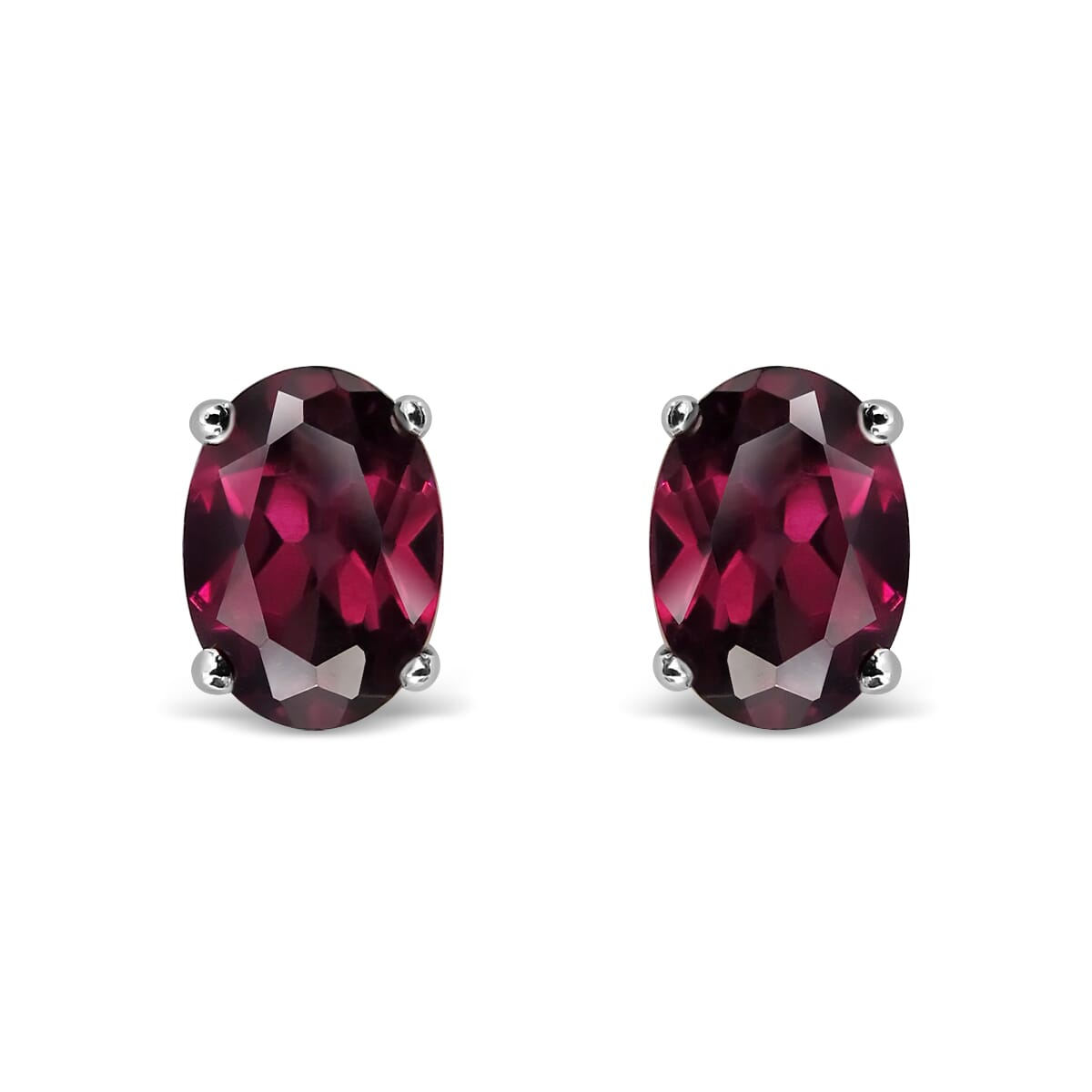 14K Gold Rhodolite Earrings