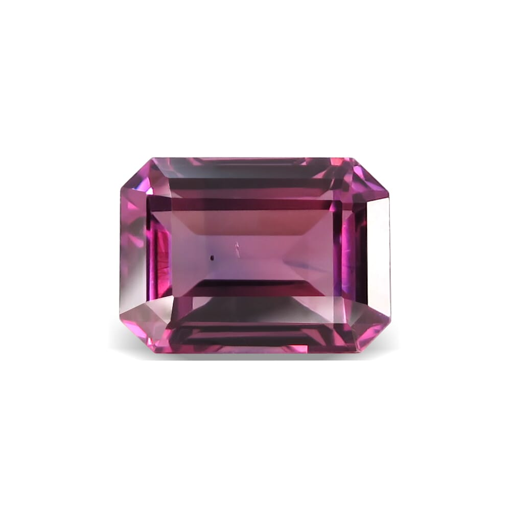1.06-Carat VVS-Clarity Intense Purple Ceylon Sapphire with Normal Heat treatment No Elements Added