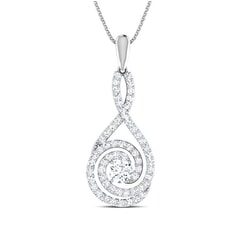 Round Diamond Fancy Pendant