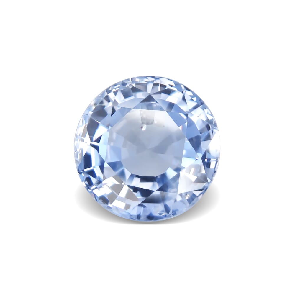2.03-Carat VVS-Clarity Pastel Blue Ceylon Sapphire with Normal Heat treatment No Elements Added