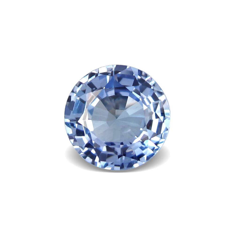 Natural Certified 1.65-Carat VVS-Clarity Light Blue Ceylon Sapphire