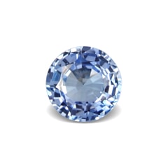 Natural Certified 1.65-Carat VVS-Clarity Light Blue Ceylon Sapphire