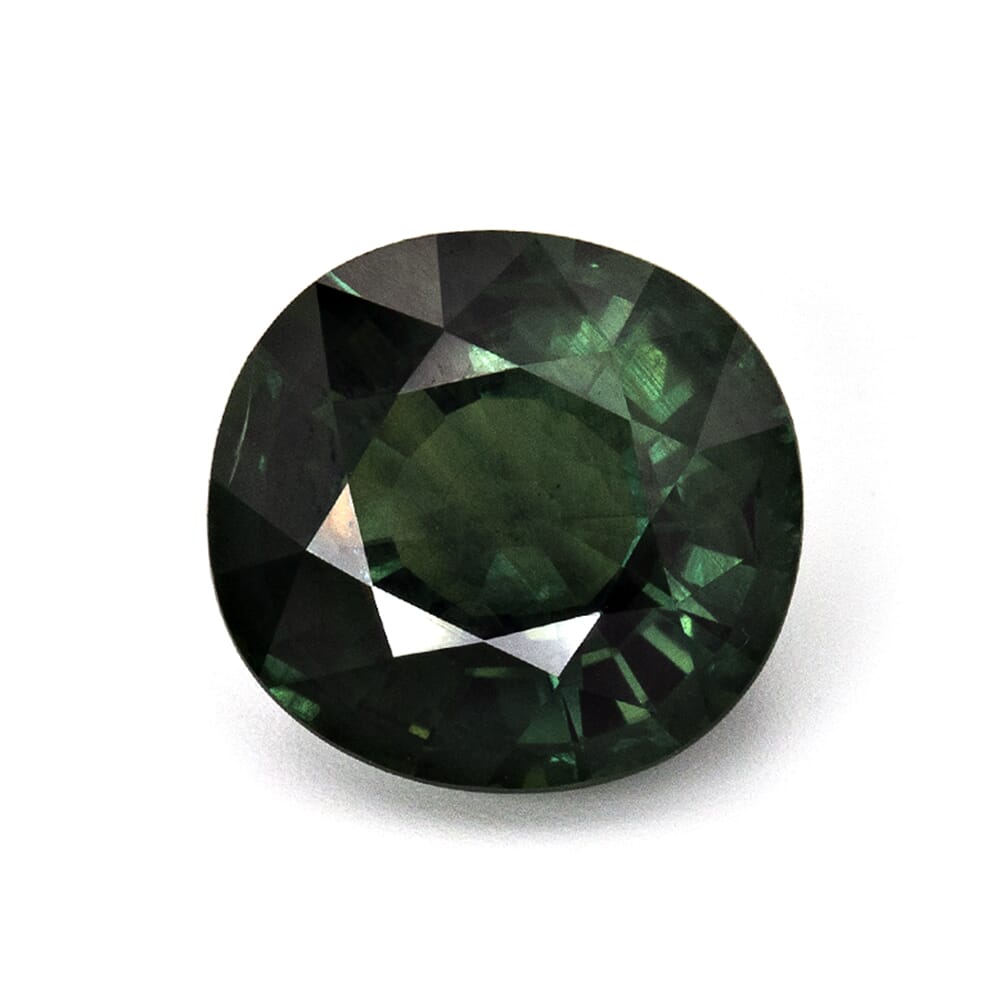 9.64-Carat VVS-Clarity Natural Green Sapphire