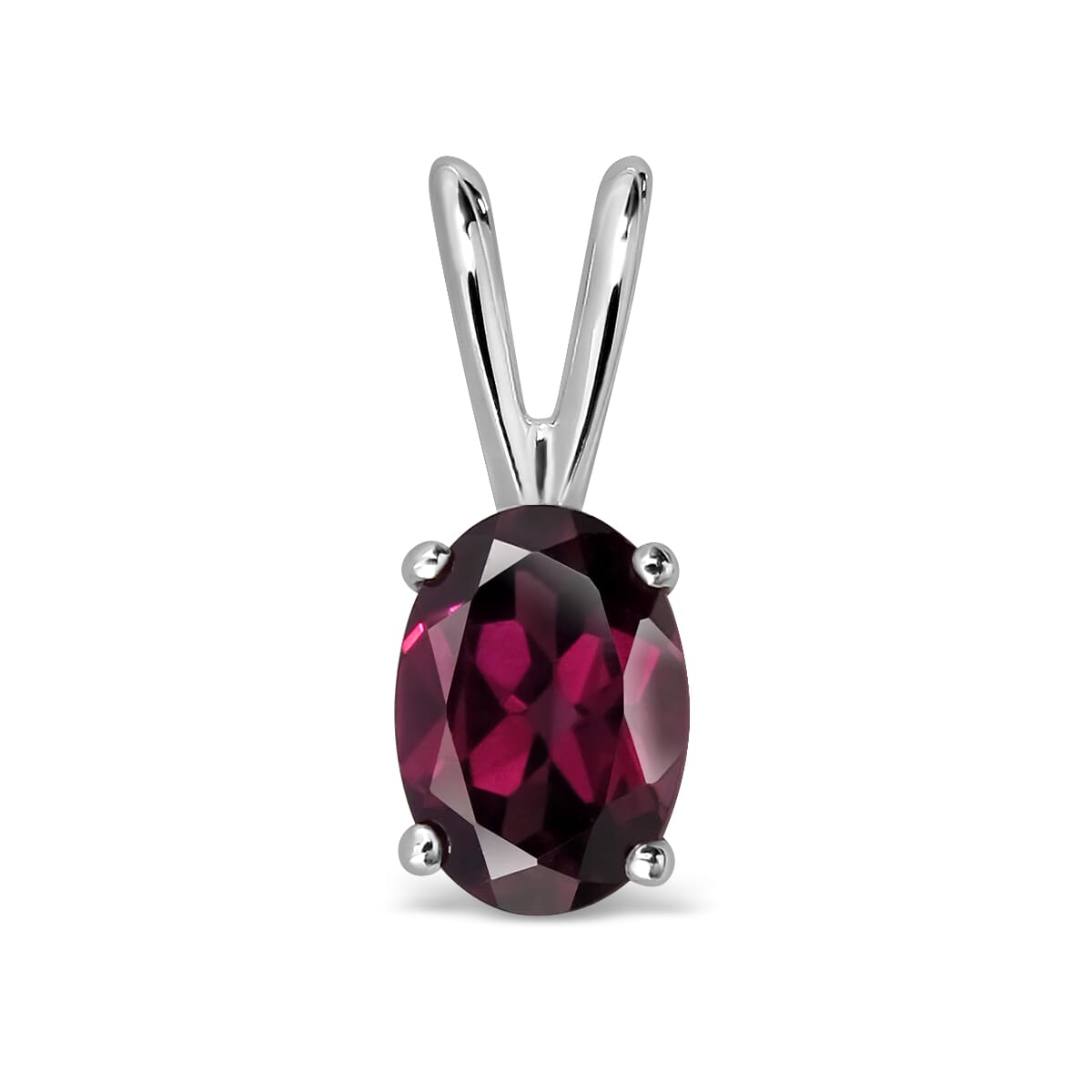14K Gold Rhodolite Pendant