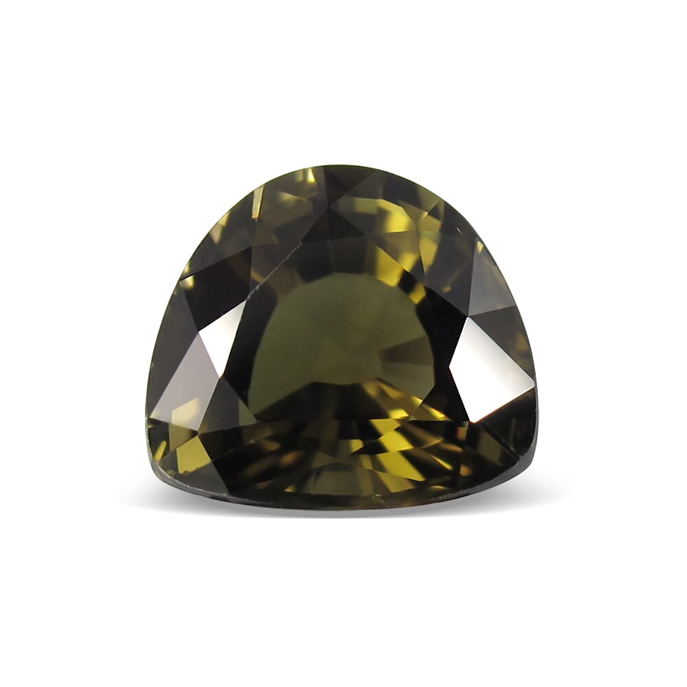 1.95-Carat VVS-Clarity Green Africa Tourmaline