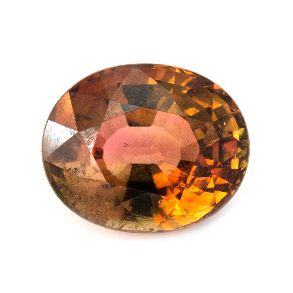 2.06-Carat VVS-Clarity Madagascar Orangish Brown Tourmaline