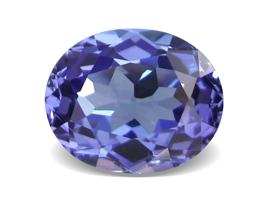 1.93-Carat VVS-Clarity Violet Blue AA Natural Tanzanite