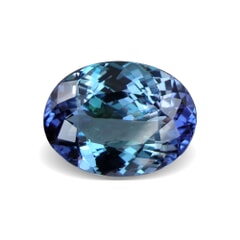 5.60-Carat VVS-Clarity Violet Blue AAA Natural Tanzanite