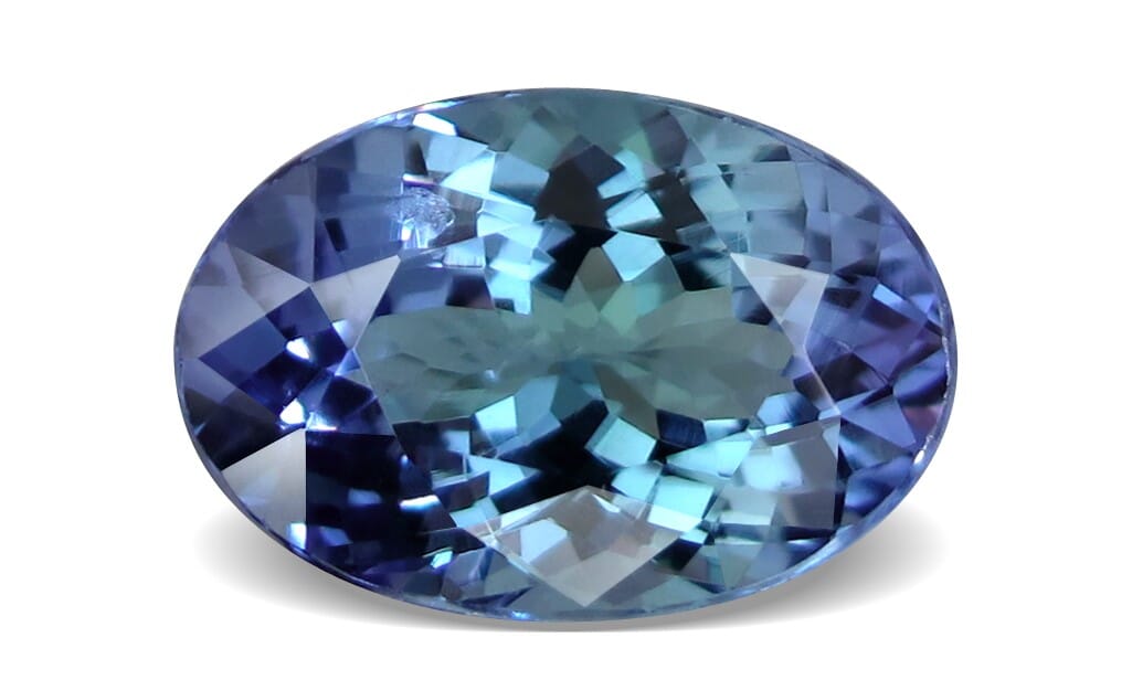 3.35-Carat VVS-Clarity Violet Blue AA Natural Tanzanite
